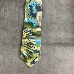 J Garcia Tie Artist Proof No 5 Jungle scape Watercolors Collection
